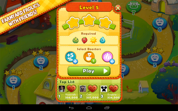 農(nóng)場(chǎng)英雄傳奇(Farm Heroes Saga) v2.15.5 安卓版 0