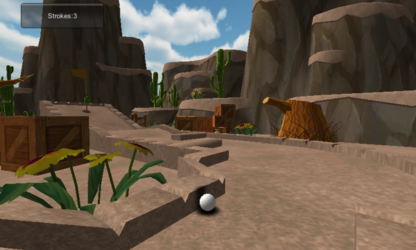 3D卡通沙漠迷你高爾夫( Desert Mini Golf 3D) v1.3 安卓版 1