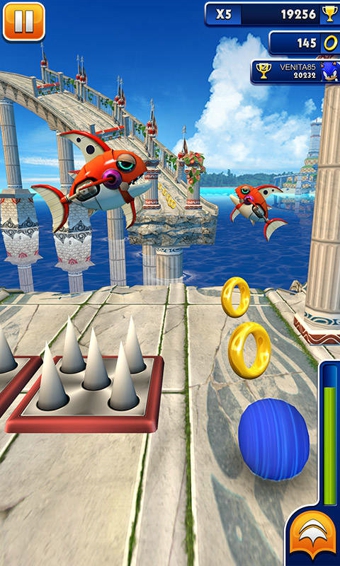 索尼克沖刺中文免費版(sonic dash) v7.9.1 安卓正版 0