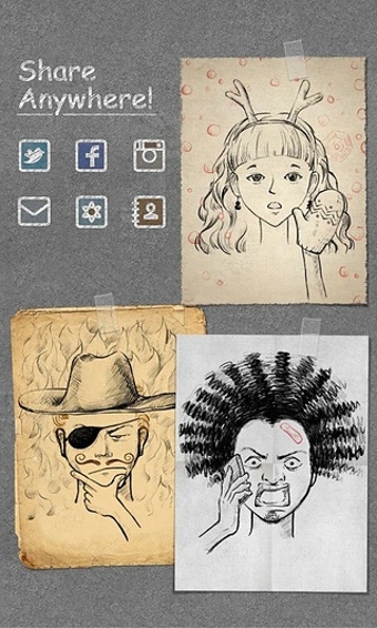 Uface面部素描(Unique Face Maker) v2.0 安卓版 1