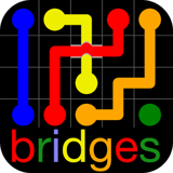 彩球連接橋(Flow Free:Bridges)