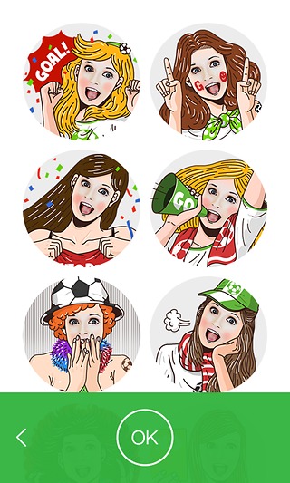 LINE自拍貼圖(LINE Selfie Sticker) v3.2.1  安卓版 1