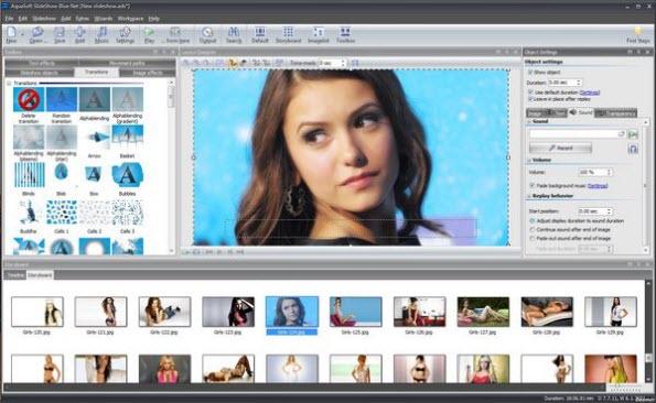 個性化電子相冊制作利器(AquaSoft SlideShow 7 Blue Net) v7.7.11.35343 英文特別版 2