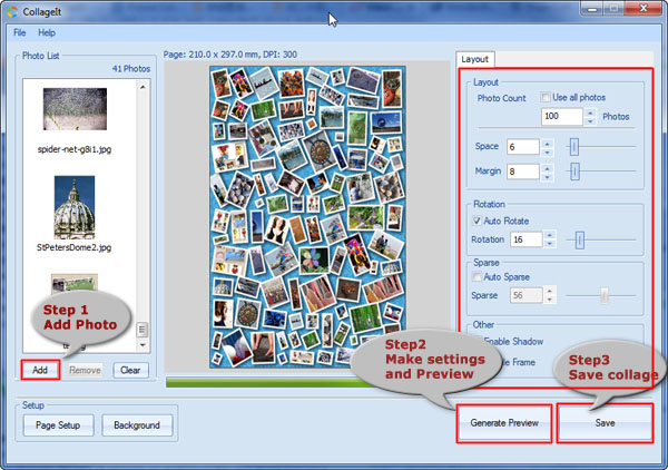 照片拼貼工具(CollageIt) v1.9.4 免費(fèi)英文版 0