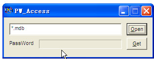 PW Access(ACCESS97/2000數(shù)據(jù)庫密碼恢復(fù)工具) v1.01 單文件綠色版 0