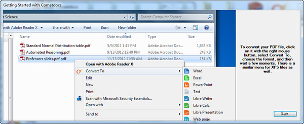 Cometdocs(一鍵PDF轉(zhuǎn)換器) v1.4 免費版 0