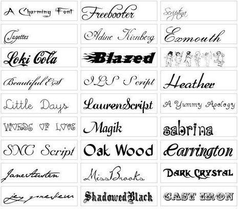 500款網(wǎng)絡(luò)熱門英文字體合集  0