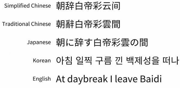 思源黑體(Source Han Sans) 開源字體_中日韓專用 0