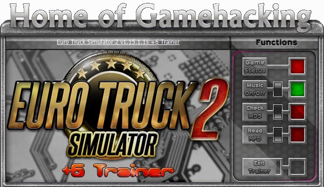 歐洲卡車模擬2(游戲輔助神器) v1.15.1s 修改器 +6 綠色版 0