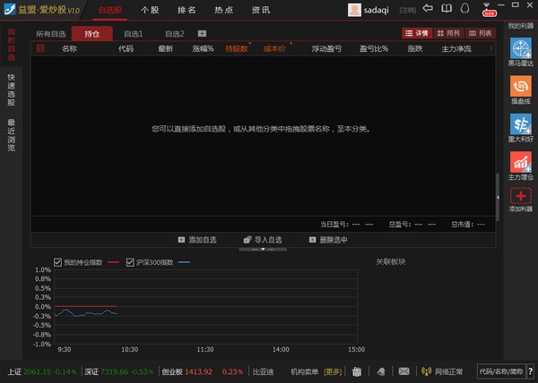 益盟愛(ài)炒股軟件 v1.0.9 綠色版 0