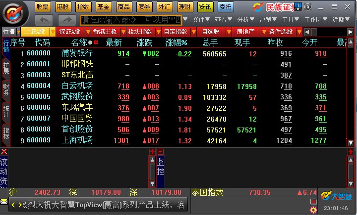 中國(guó)民族證券大智慧專(zhuān)業(yè)版
