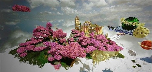 我的世界月神的幻想地圖存檔 綠色版 1