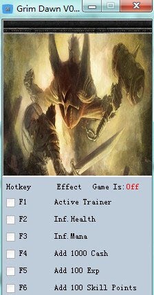 恐怖黎明(Grim Dawn)修改器 +6 綠色版 0