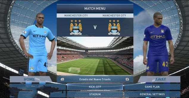 實況足球2015英超4大豪門主客球衣包 v1.0 綠色版 0