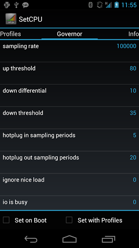 SetCPU(手機超頻軟件) v3.1.4 安卓版 1