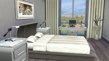 模擬人生4現(xiàn)代泳池別墅mod v1.0 綠色版 0