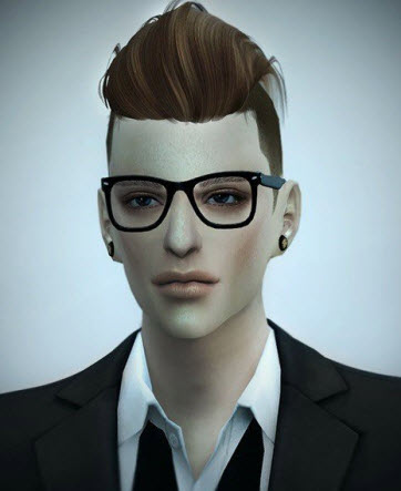 模擬人生4男性帥氣短發(fā)mod  0