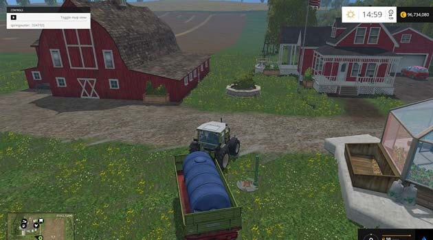 模擬農場15水果專用運輸車MOD v1.0 綠色版 1