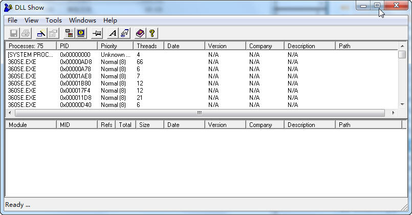 DLL Show(顯示硬盤中的DLL文件) v5.7 綠色版 0