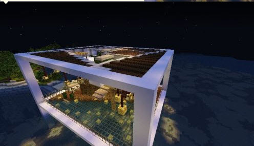 我的世界海上別墅地圖存檔 綠色版 0