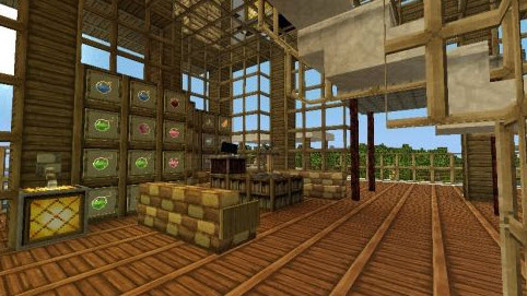 我的世界海上別墅地圖存檔 綠色版 2