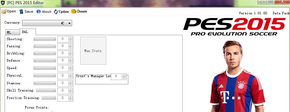 實況足球2015萬能編輯器 v1.0 綠色版 0