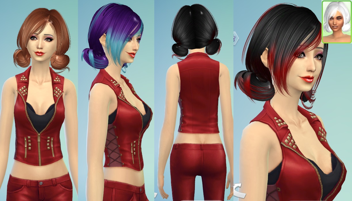 模擬人生4女性包子卷發(fā)mod v1.0 綠色版 0