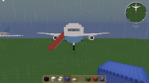 我的世界中型客機地圖存檔 V1.0 綠色版 0