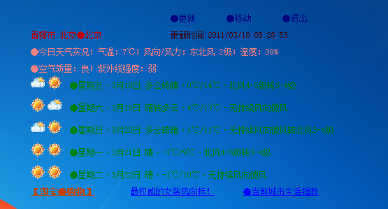 永盛桌面天氣預(yù)報(bào) v3.6 免安裝版 0