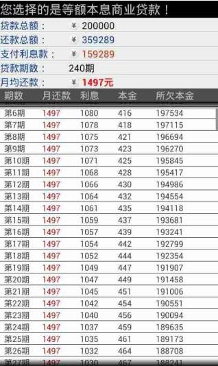 房贷计算器 v4.0 安卓版2