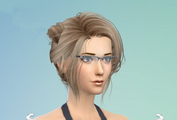 模擬人生4時尚眼鏡美女媚娘MOD 綠色版 2