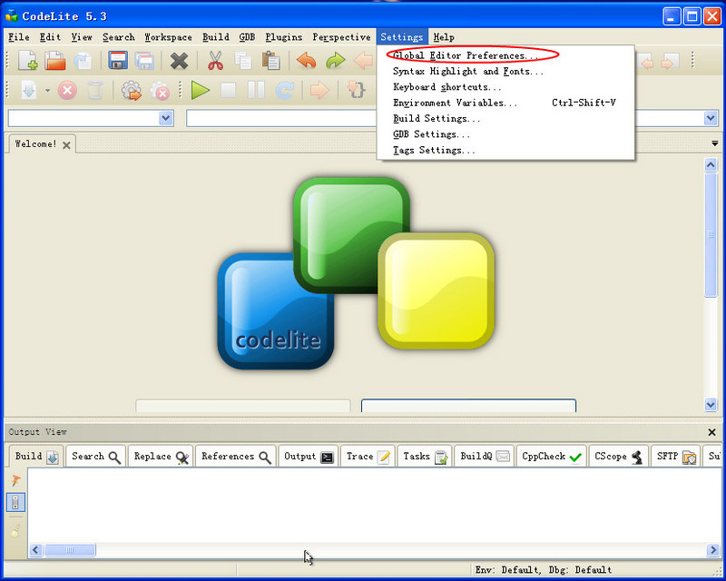 codelite ide(C/C++開發(fā)工具) v5.3 中文版 0