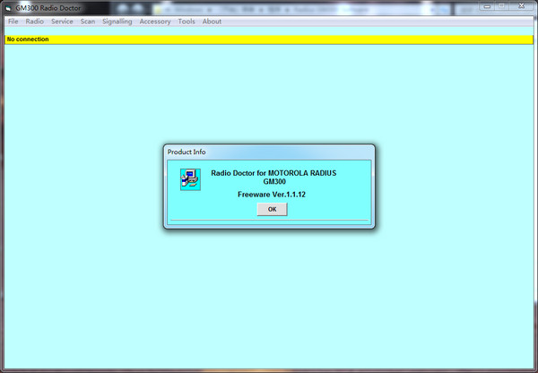 摩托羅拉gm300對(duì)講機(jī)寫(xiě)頻軟件 v1.1.12 windows版 0