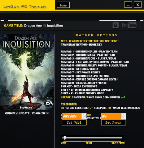 龍騰世紀(jì)3審判十六項修改器 v1.2u3 官網(wǎng)最新版 0