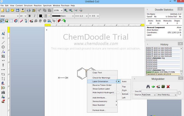 化學(xué)繪圖工具(ChemDoodle) v7.0.2 最新版 0