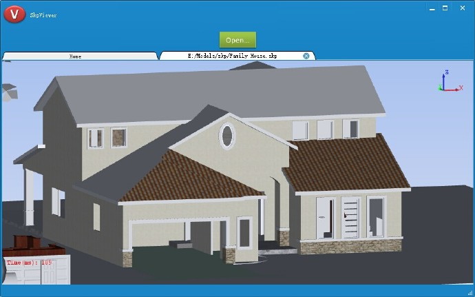 SkpViewer(skp文件查看器) v6.0 最新版_SketchUp模型查看器 0