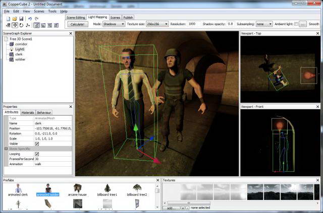 Ambiera CopperCube(3D建模軟件) v4.5 英文版 0