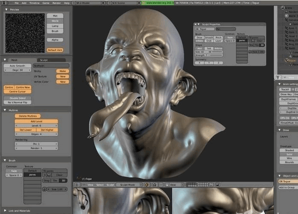 Blender(3D繪圖渲染軟件) for mac v2.7.3 官方版 0