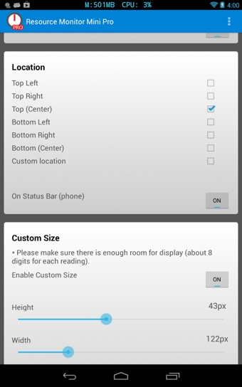 Resource Monitor Mini Pro(手機(jī)迷你資源監(jiān)視器) v1.0.83 安卓版 2