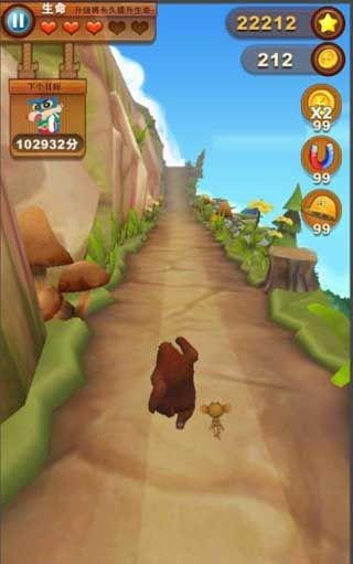熊出沒之熊大快跑PK賽版 v3.2.0 安卓無限金幣鉆石修改版 3