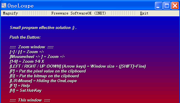 oneLoupe 电脑桌面放大镜