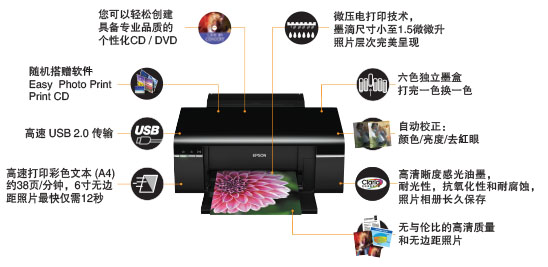 愛普生Epson Stylus Photo R330噴墨打印機驅動 v6.63 官方版 1