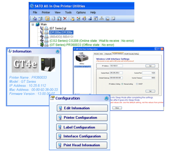 SATO All-in-One Tool(SATO打印機管理實用工具) v1.1.4.0 官方最新版 0