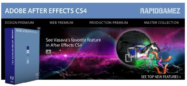 After Effects CS4官方英文原版+漢化包+修改補(bǔ)丁 漢化中文正式版 0