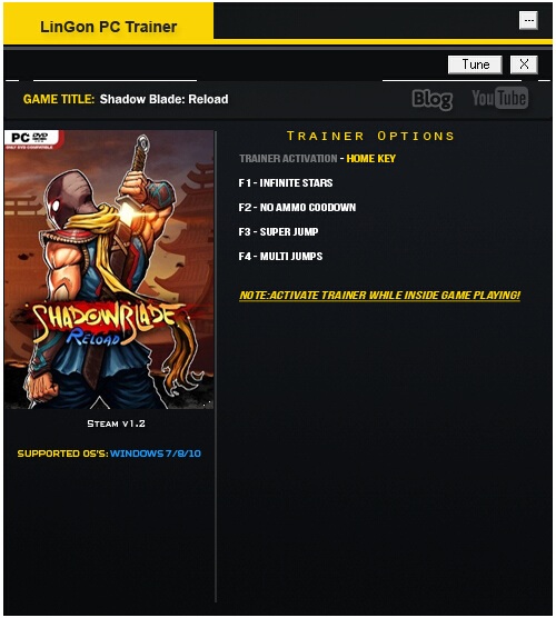 暗影之刃再次出擊五項修改器 v1.2 綠色版 0