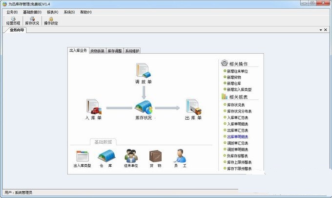 為迅庫存管理系統(tǒng) v1.4  官方免費版 0