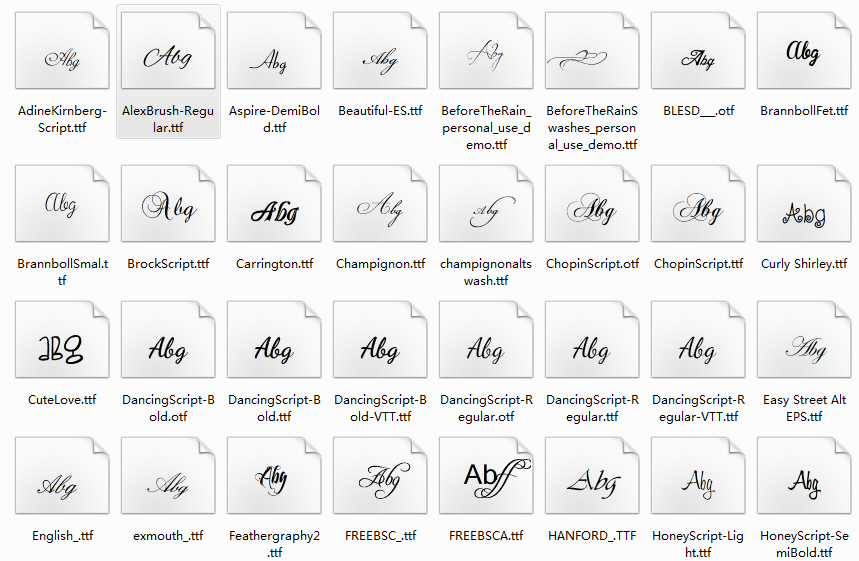 霓虹燈體字體  0