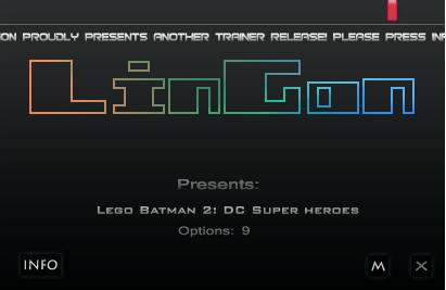 樂高蝙蝠俠2九項(xiàng)屬性修改器 v1.0 綠色版 0