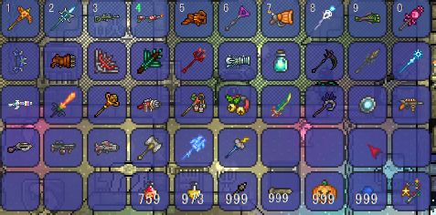 泰拉瑞亞1.3全物品地圖存檔  0