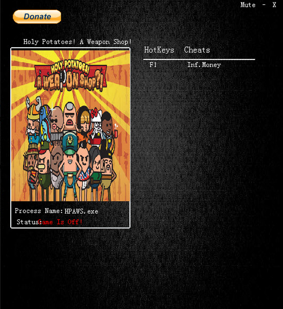 神圣土豆武器店修改器